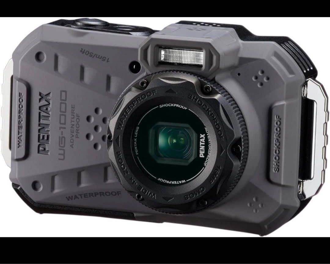 PENTAX WG-1000 グレイ　ペンタックス 未開封新品　保証書有り