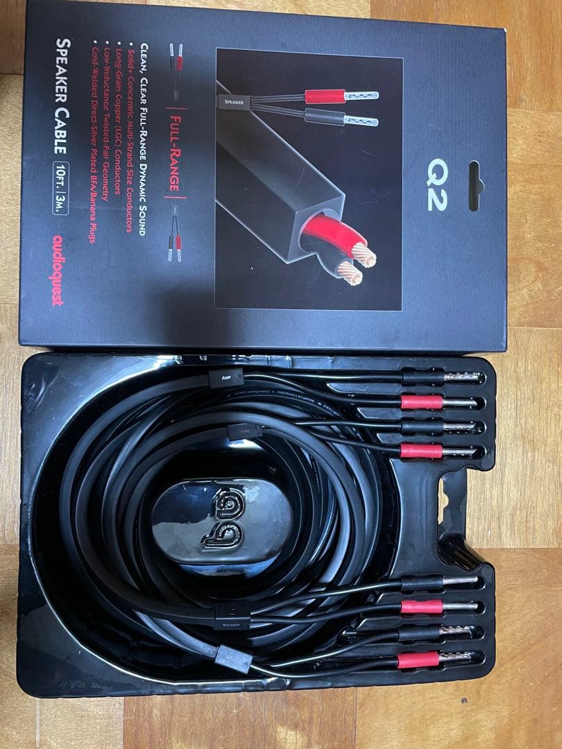 audioquest Q2 スピーカーケーブル