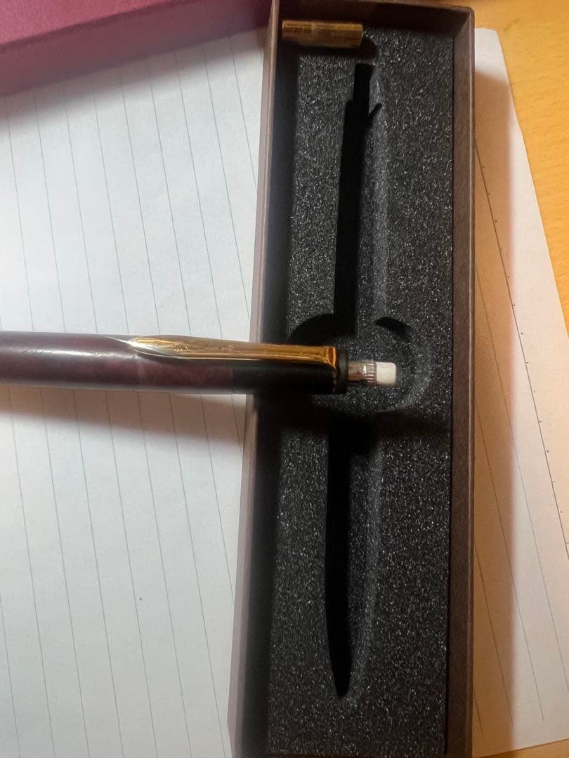 ボナンペン 花梨瘤「赤目」 アルミ金具 野原工芸似