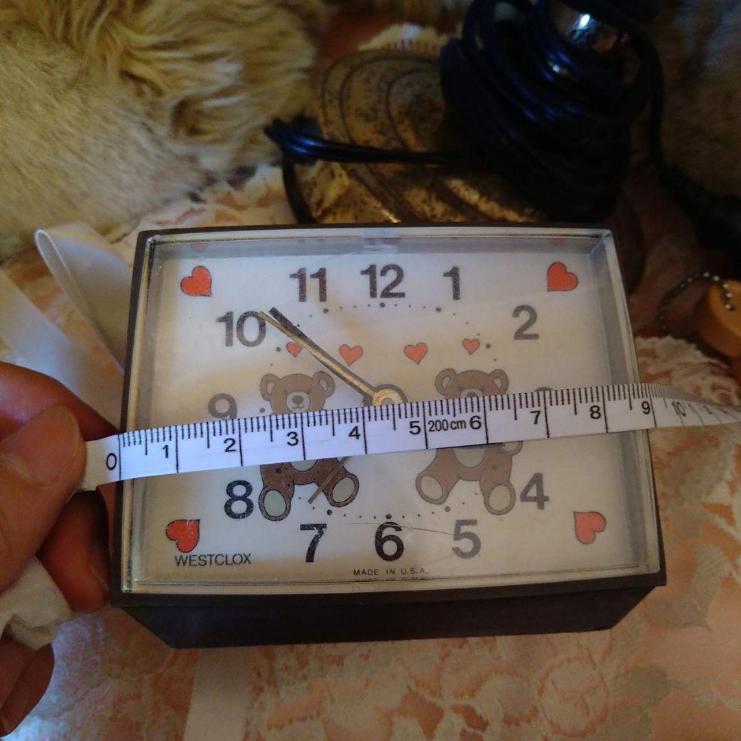 ヴィンテージ　アンティーク くま 時計 ファンシー雑貨インテリア　骨董　蚤の市