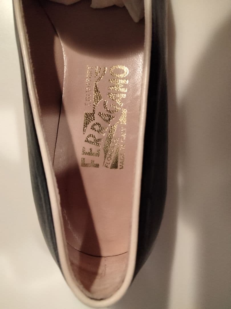 Salvatore Ferragamo ローファー ホワイト/ブラック