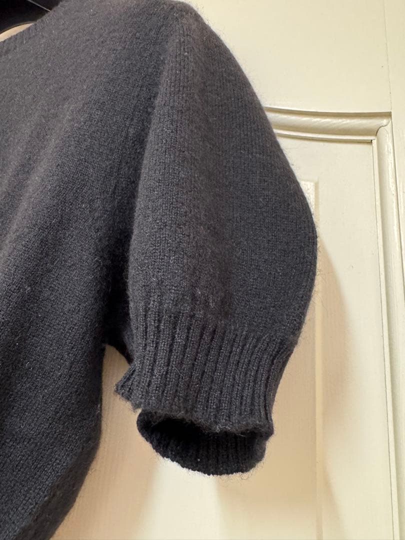 ヴィンテージ　グッチ　アンサンブル　トップス　カシミア　ブラック