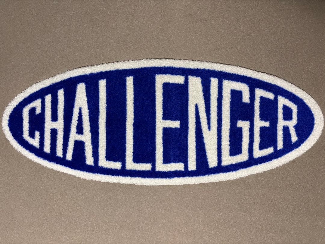 最終値下げ 美品 CHALLENGER 23AW オーバルロゴ ラグマット