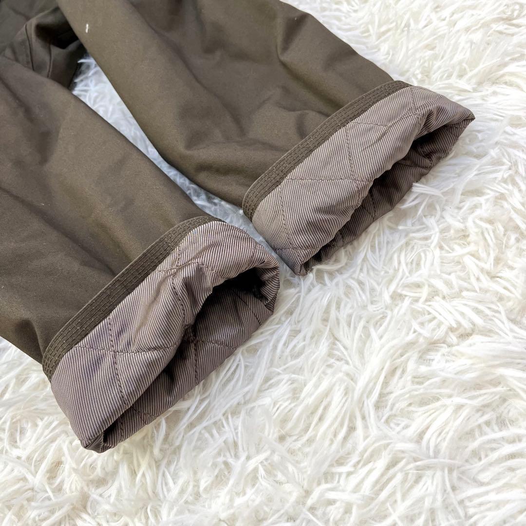 ポールスミス【美品】ラクーンファー ウール 裏地 キルト モッズコート S