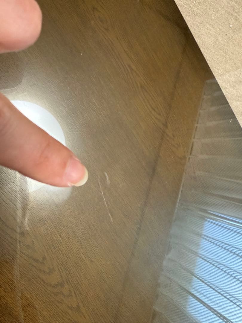 karimoku センターテーブル ガラス天板　キャスター付き