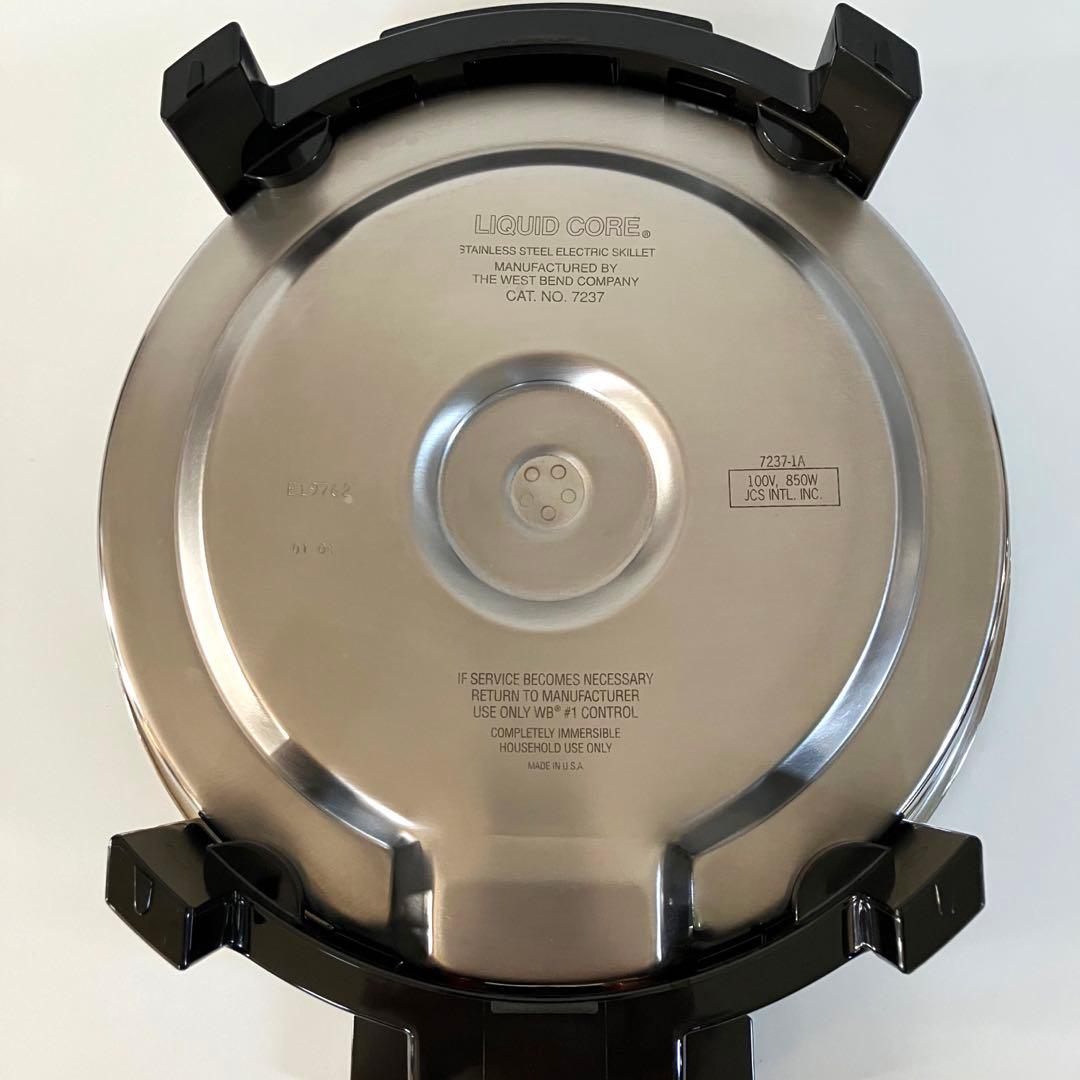 未使用　liquid core 浅型 電気鍋