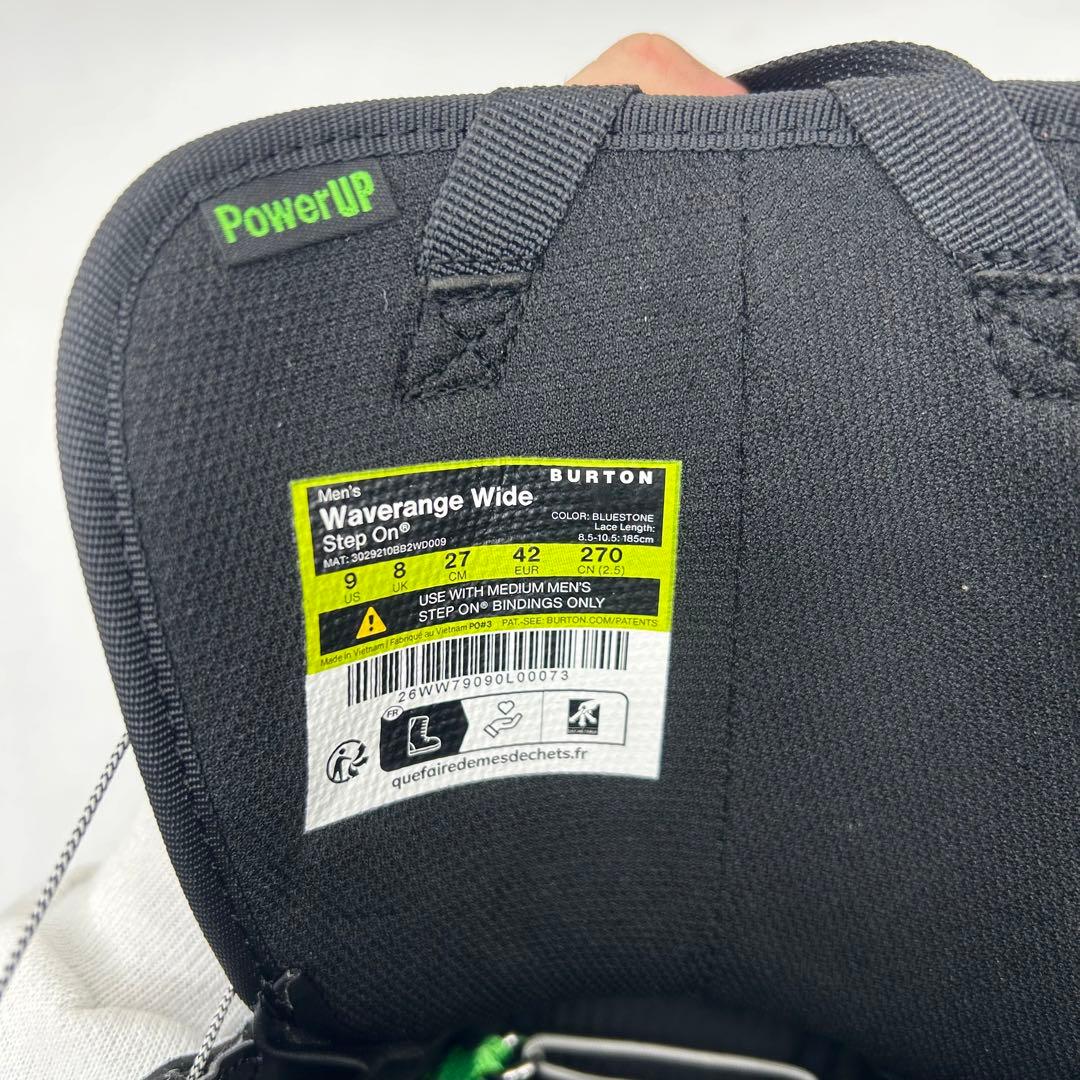 【新品BURTON STEP ON WAVERANGE WIDE27cm新モデル