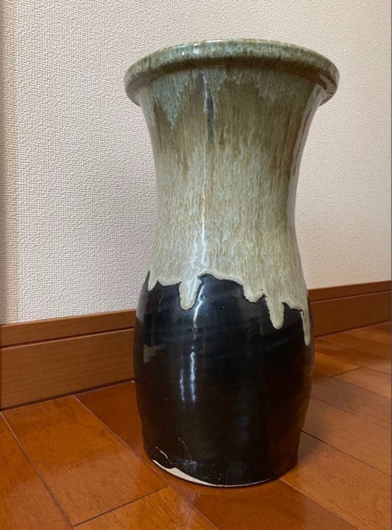 陶器　花入れ　傘立て　大壺　置物　民藝　高さ49㎝