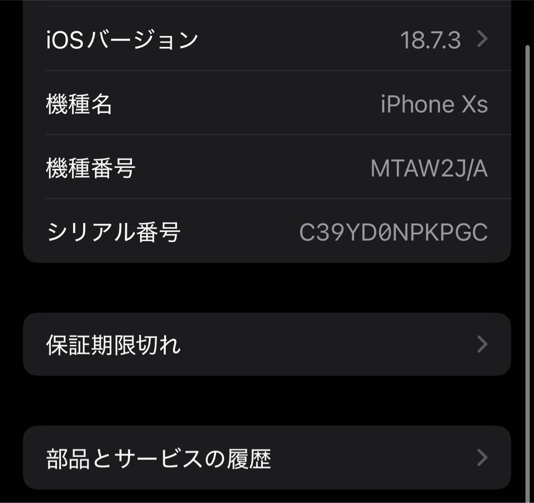 Apple iPhone Xs スペースグレイ 64G SIMフリー まとめ売り