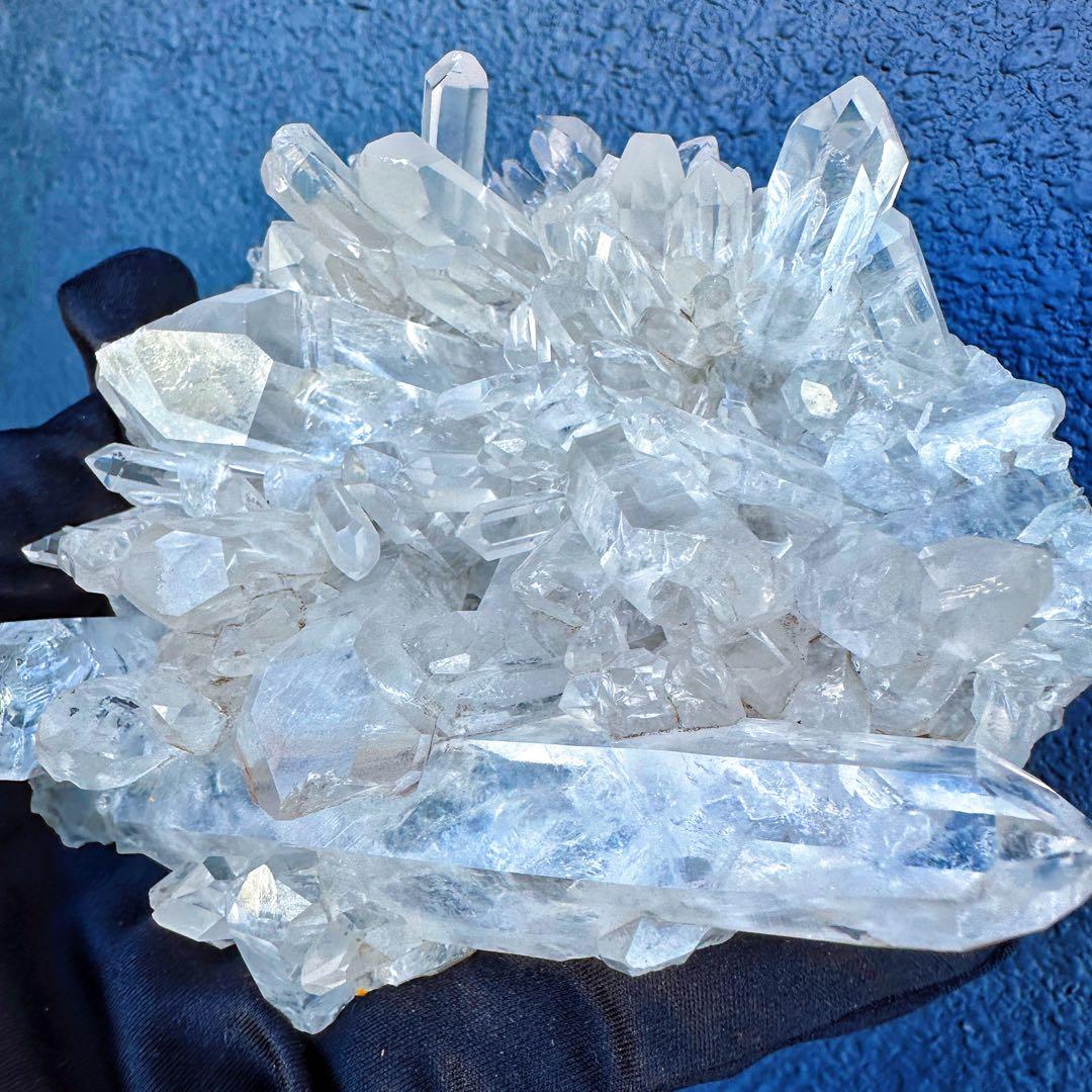 別格高級品❗️希少高透明度❗️浄化❗️超強いパワーキラキラヒマラヤクラスターA1326