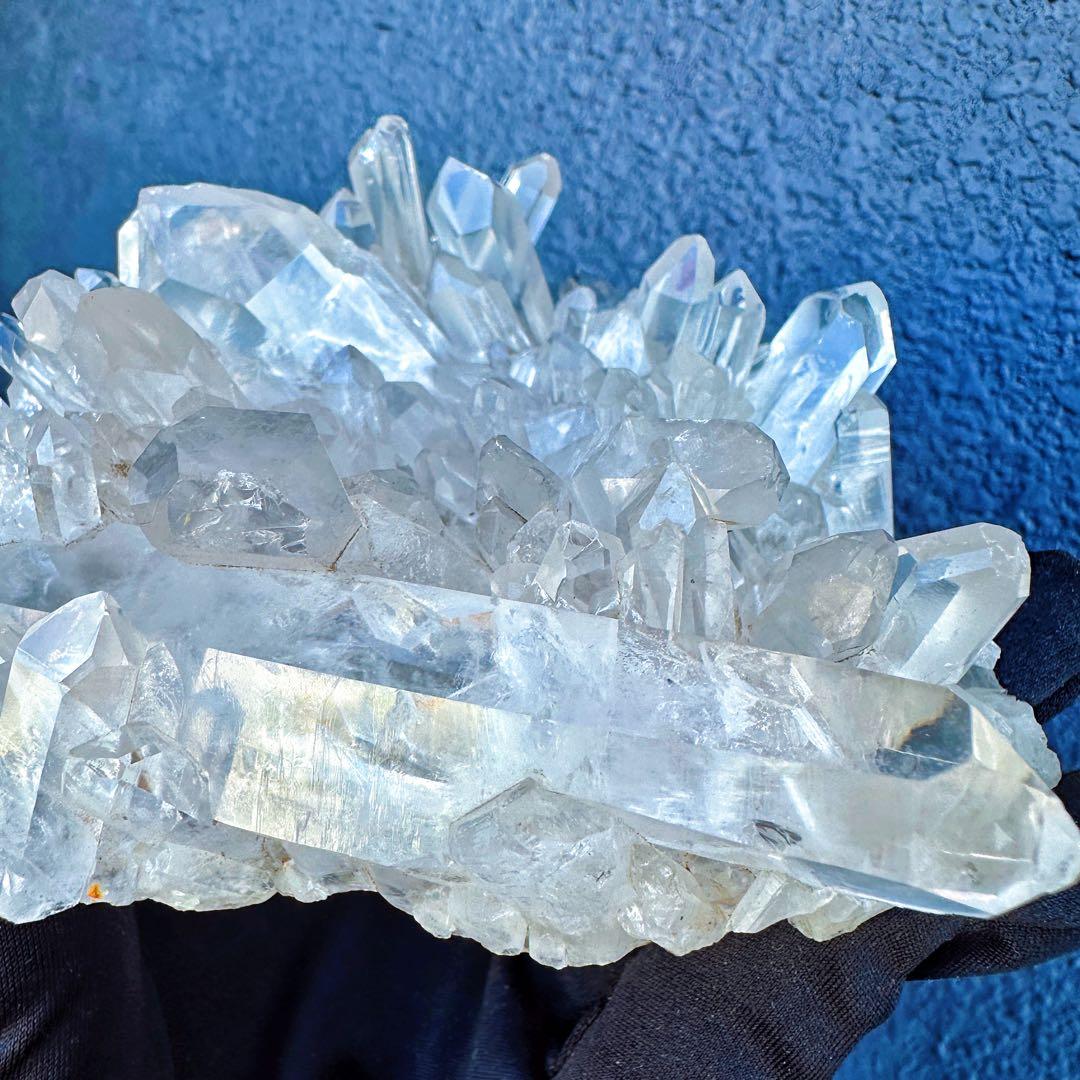 別格高級品❗️希少高透明度❗️浄化❗️超強いパワーキラキラヒマラヤクラスターA1326