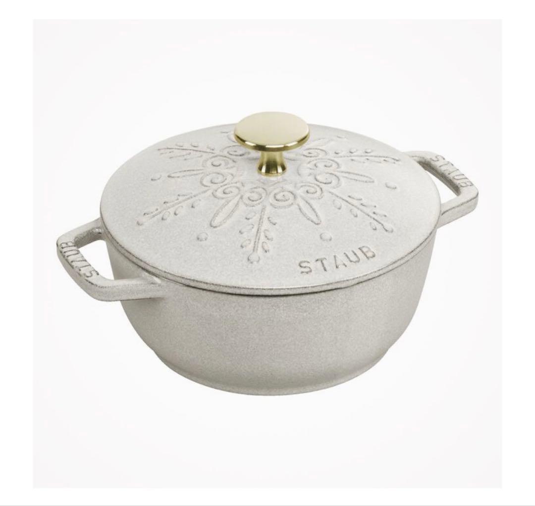 新品未使用　STAUB ストウブ　Wa-NABE スノーフレークカンパーニュ