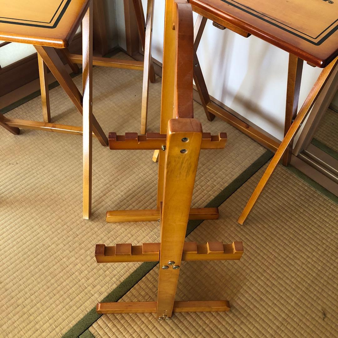 スナップオン　ウッドデスク　折りたたみセット　スクールデスク　レア