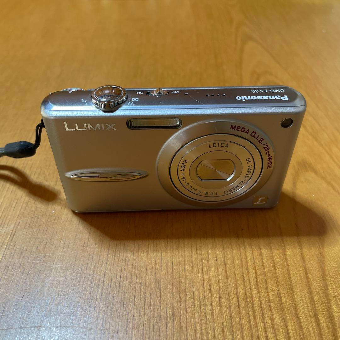 パナソニック LUMIX DMC-FX30 シルバー デジカメ 取説 バッテリー