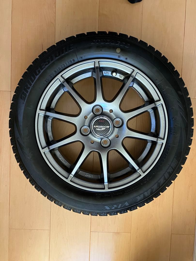 引き取り限定　N-BOX❄スタッドレス4本❄　ブリザック　タイヤカバー付