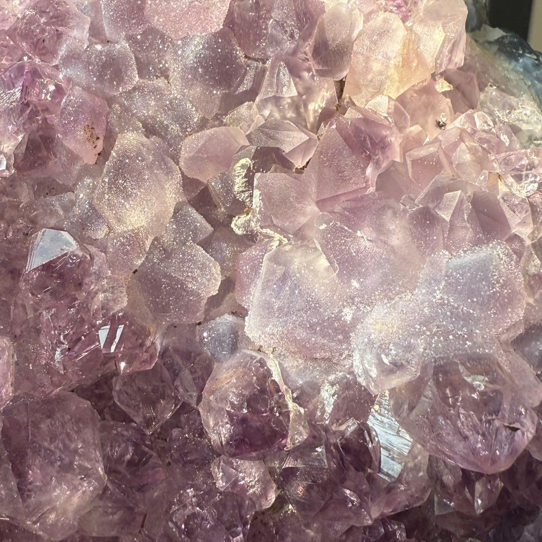 天然石シュガーアメジストの原石　置物　鉱物NO.011613