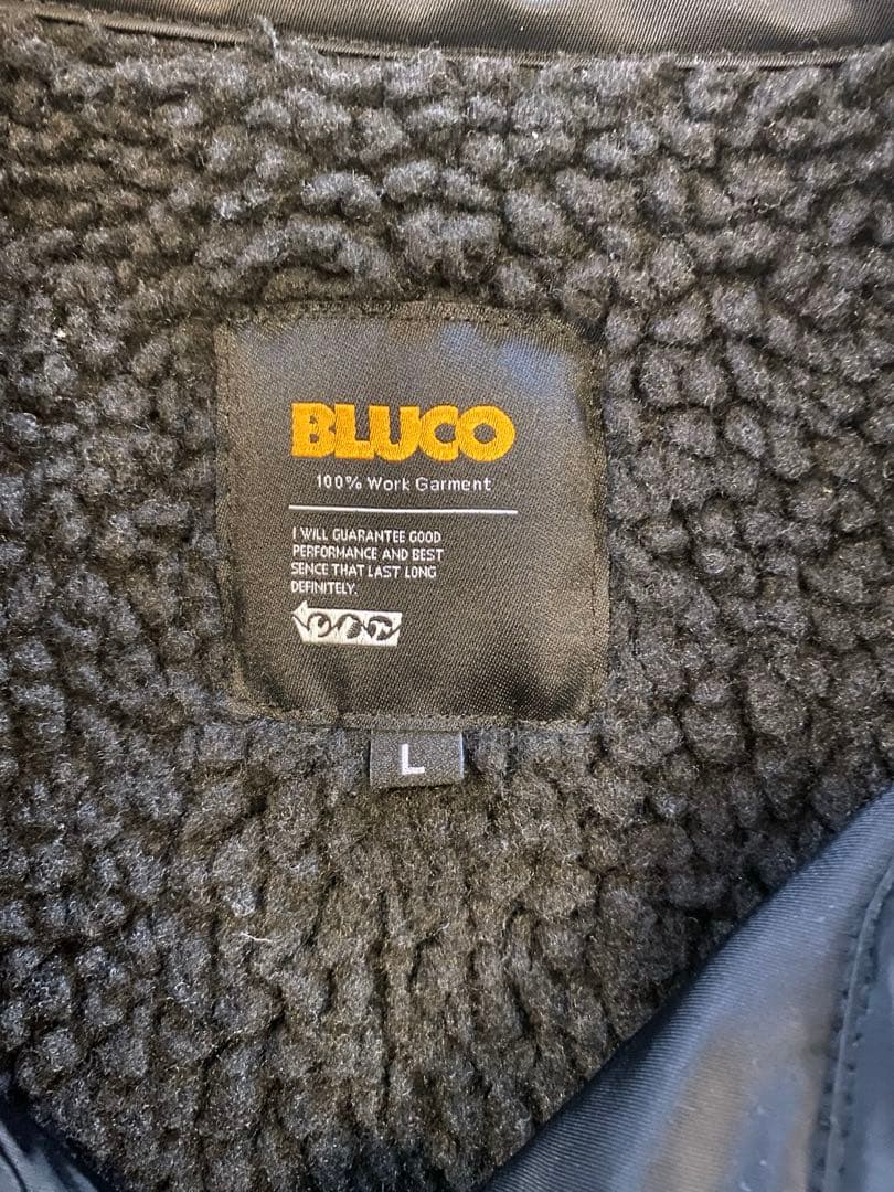 Bluco ブラック ナイロンジャケット