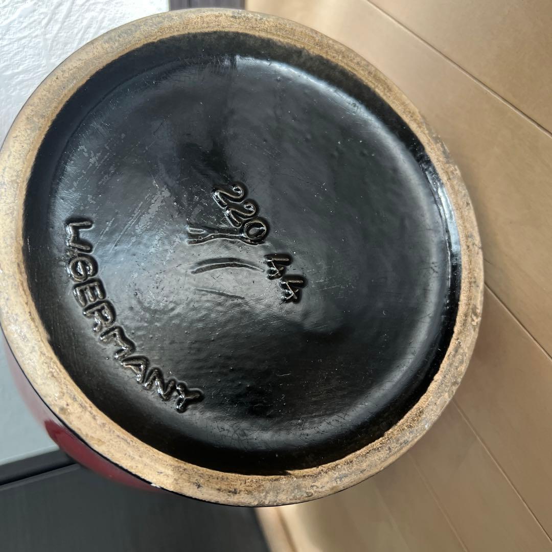 西ドイツのヴィンテージ陶器「ファット・ラヴァ」　傘立てまたは大きな花瓶　傘柄