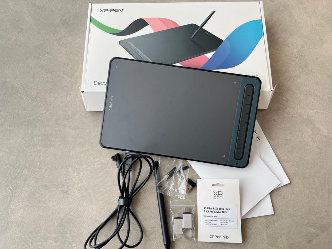 【美品】XPPen DecoMW ペンタブレット Bluetooth接続　備品付