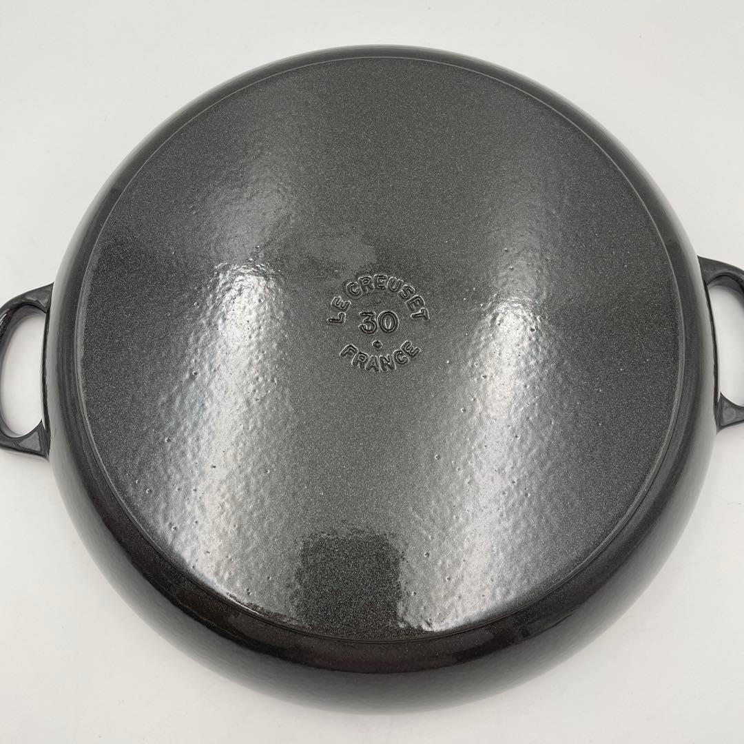 ル・クルーゼ　ビュッフェキャセロール　30cm ミッドナイトグレー　希少色
