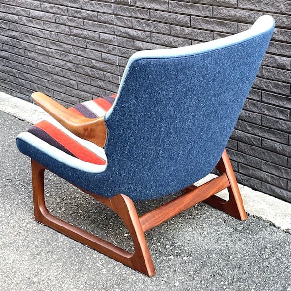 フレドリックカイザー　ラウンジチェア　１Pソファ　ノルウェー　北欧ビンテージ