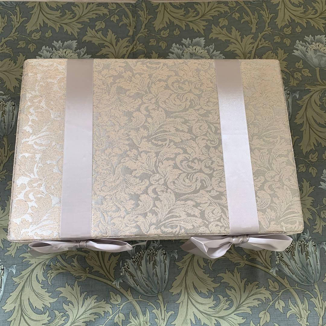 ＊インテリア雑貨 / リボン カルトナージュ 収納Box (3Pセット)小物入れ