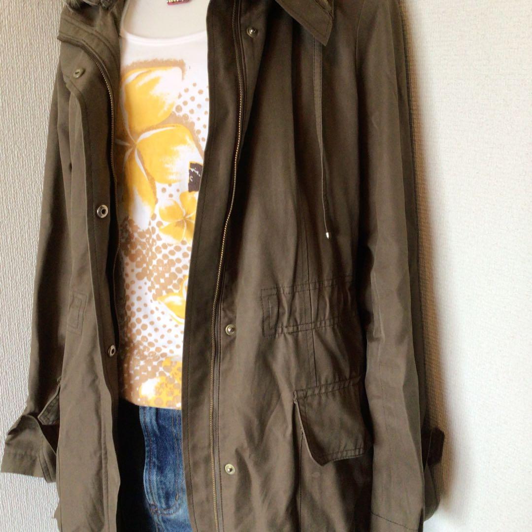 y2k 00s archive グランジファー付モッズコート　お兄系　平成ギャル