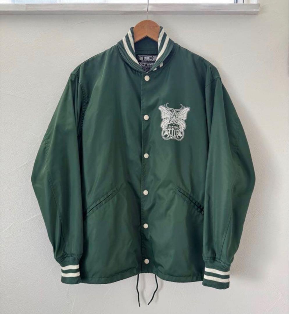 ヒステリックグラマー メンズ　コーチジャケット　Mサイズ　美品　ナイロンブルゾン