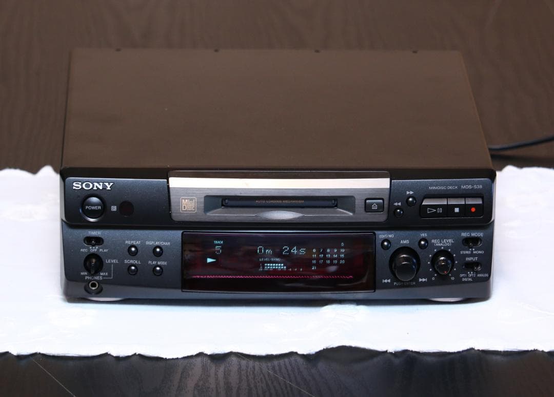 SONY MDS-S38 MDデッキ　MDプレイヤー/レコーダー　日本製　完動品