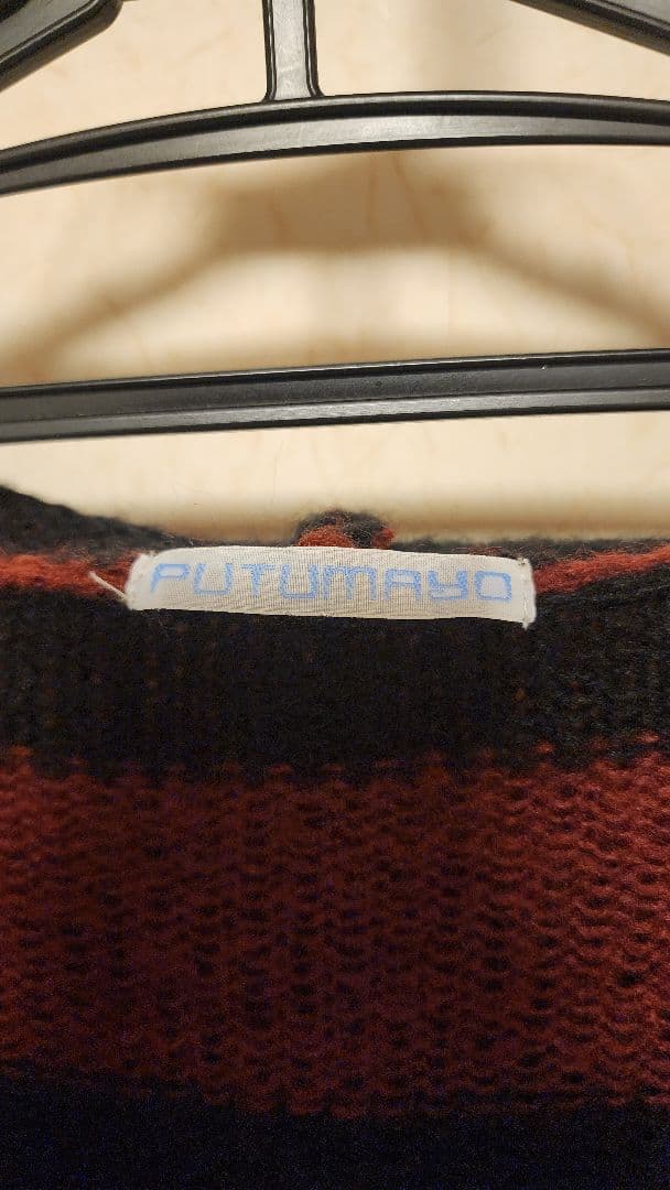 プトマヨ　putumayo　ダブルジップパーカー　チェシャ猫　アリス　ボーダー