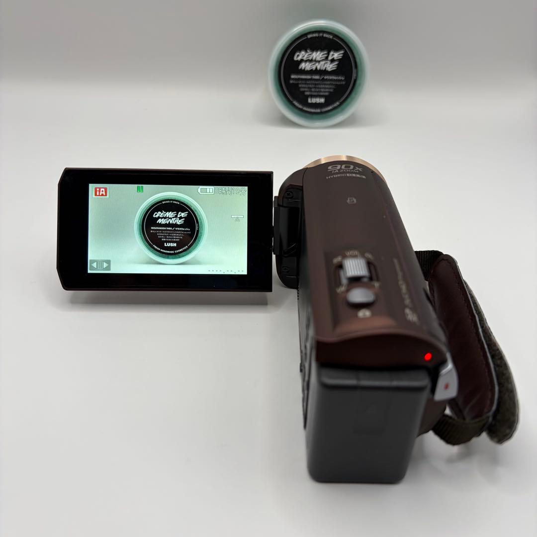 【美品】Panasonic HC-V550M-T ビデオカメラ ブラウン