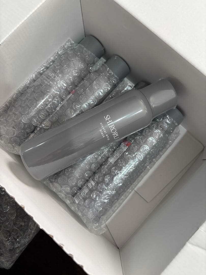 SHIRORU シロル crystal white black 洗顔料