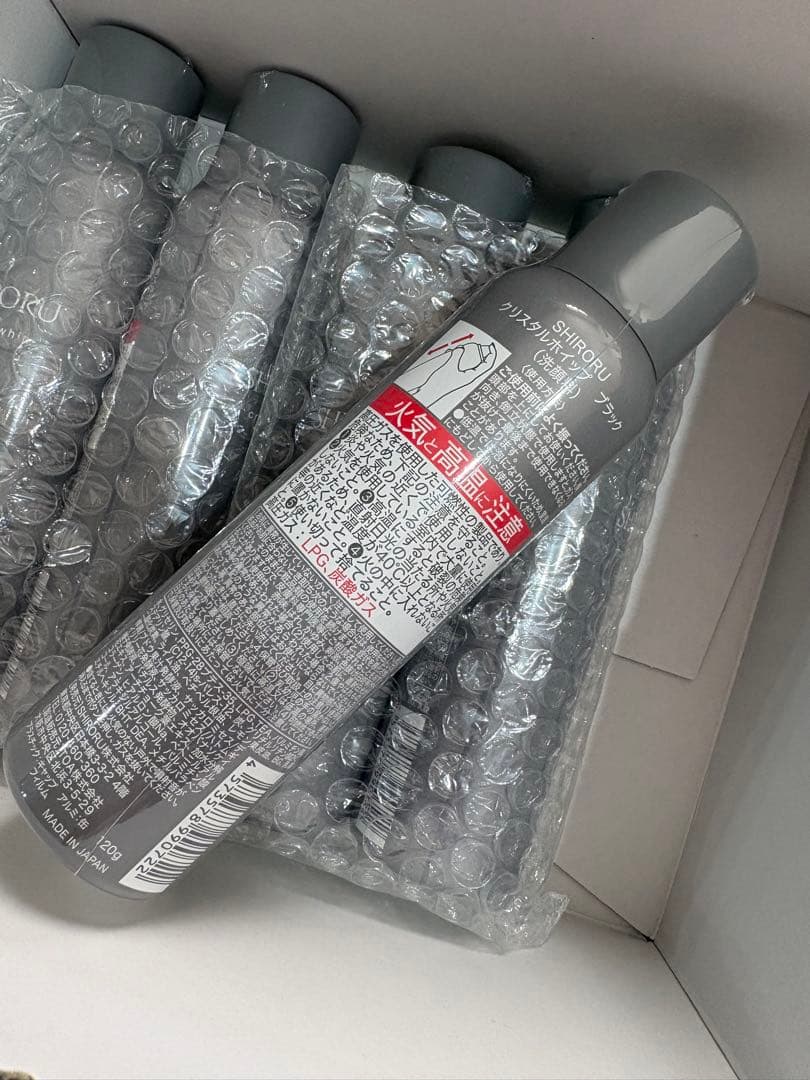 SHIRORU シロル crystal white black 洗顔料