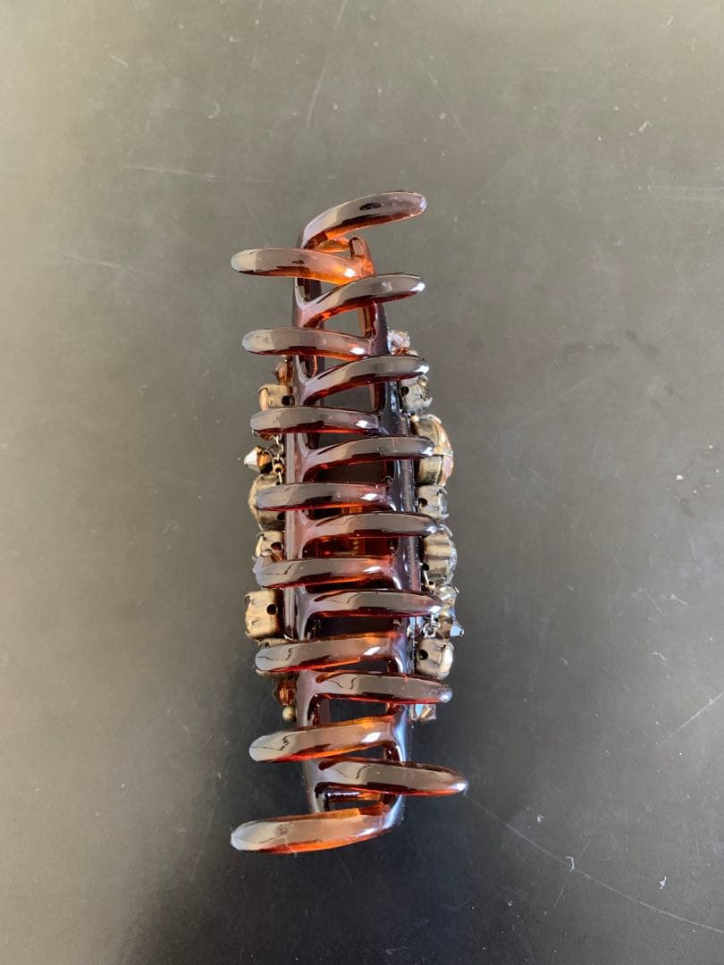 専用です！美品 コンプレックスビズ シャインドブリス バンスクリップ ブラウン