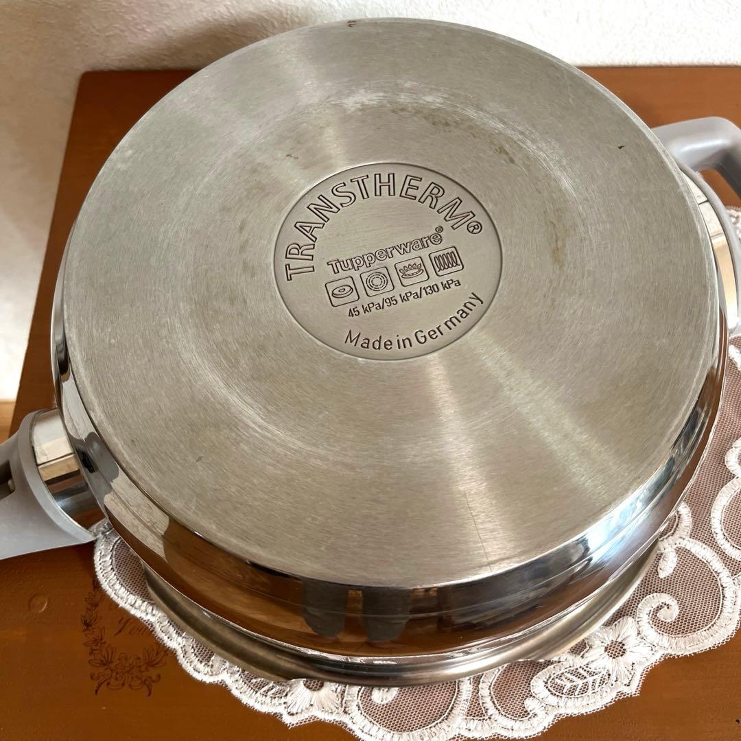 タッパーウェア　圧力鍋　レインボークッカー　3.0ℓ 中古品