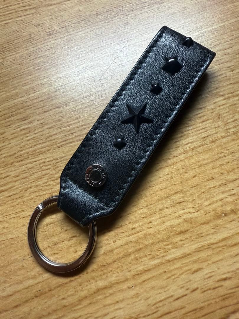 【極美品】JIMMY CHOO ブラック キーリング