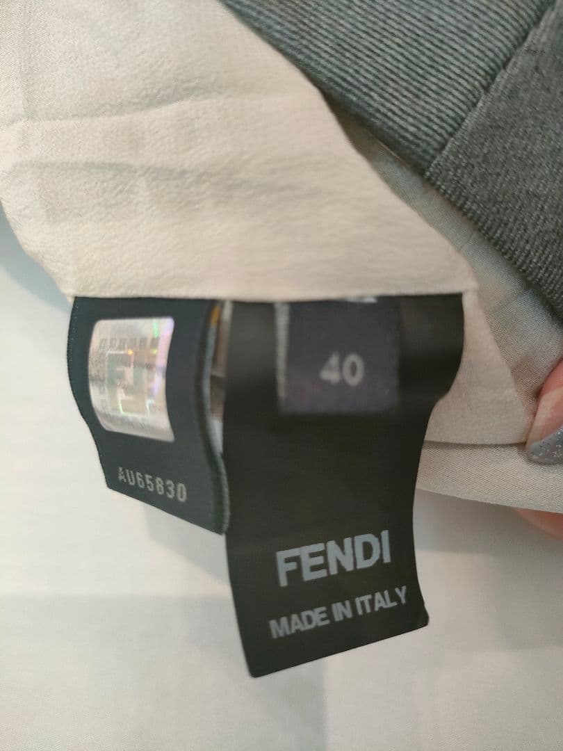 美しい‼️✨❤フェンディ FENDI ミンク付き ウールシルク ワンピース