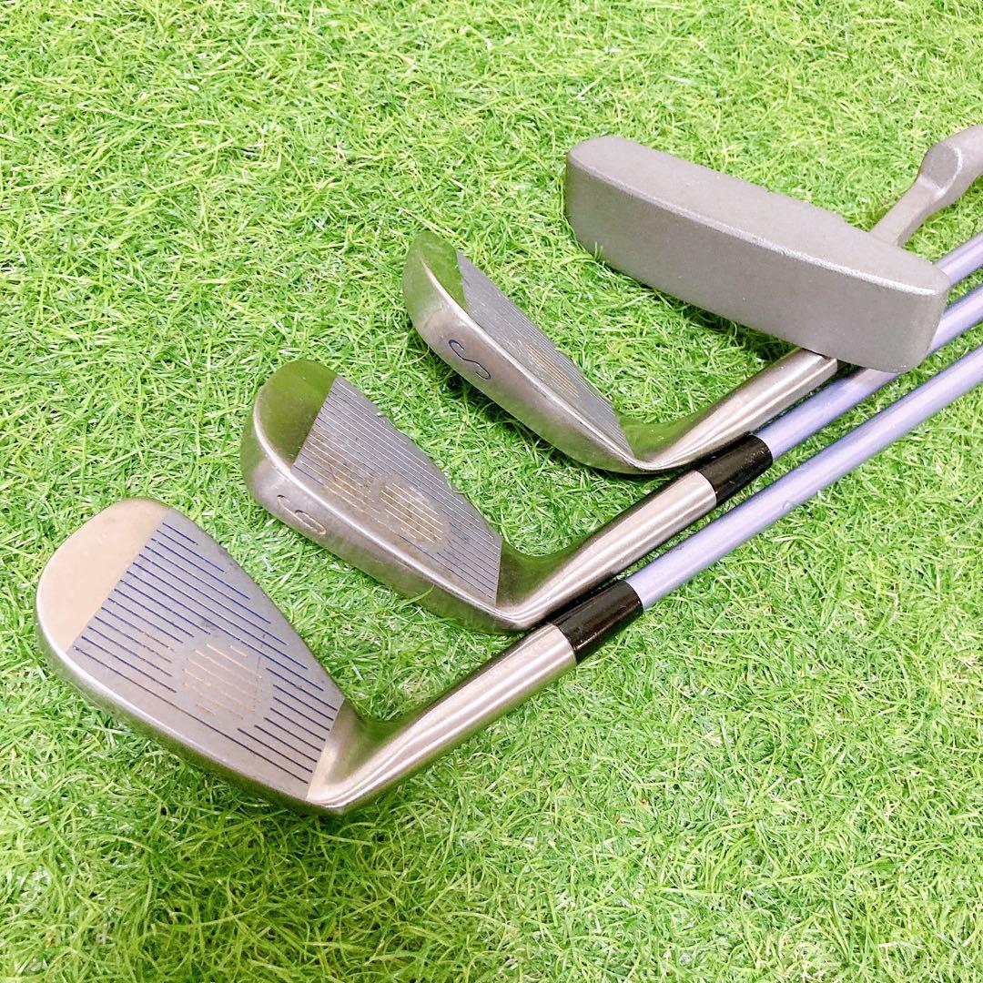 H6 初心者オススメ　ゴルフクラブ　レディースセット　右利き　バック　マンシング