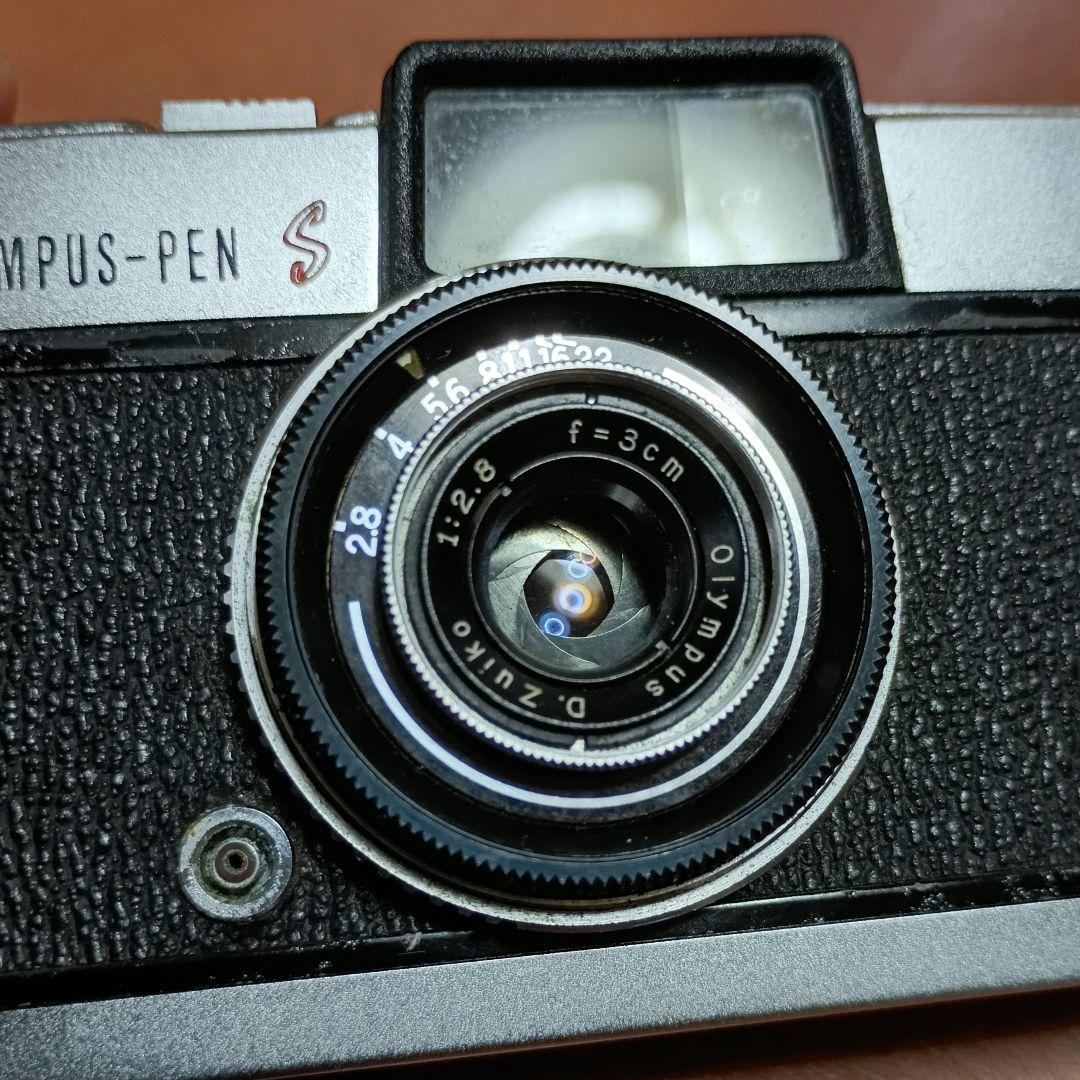 フィルムカメラ（整備、完動品）オリンパスペンS2.8