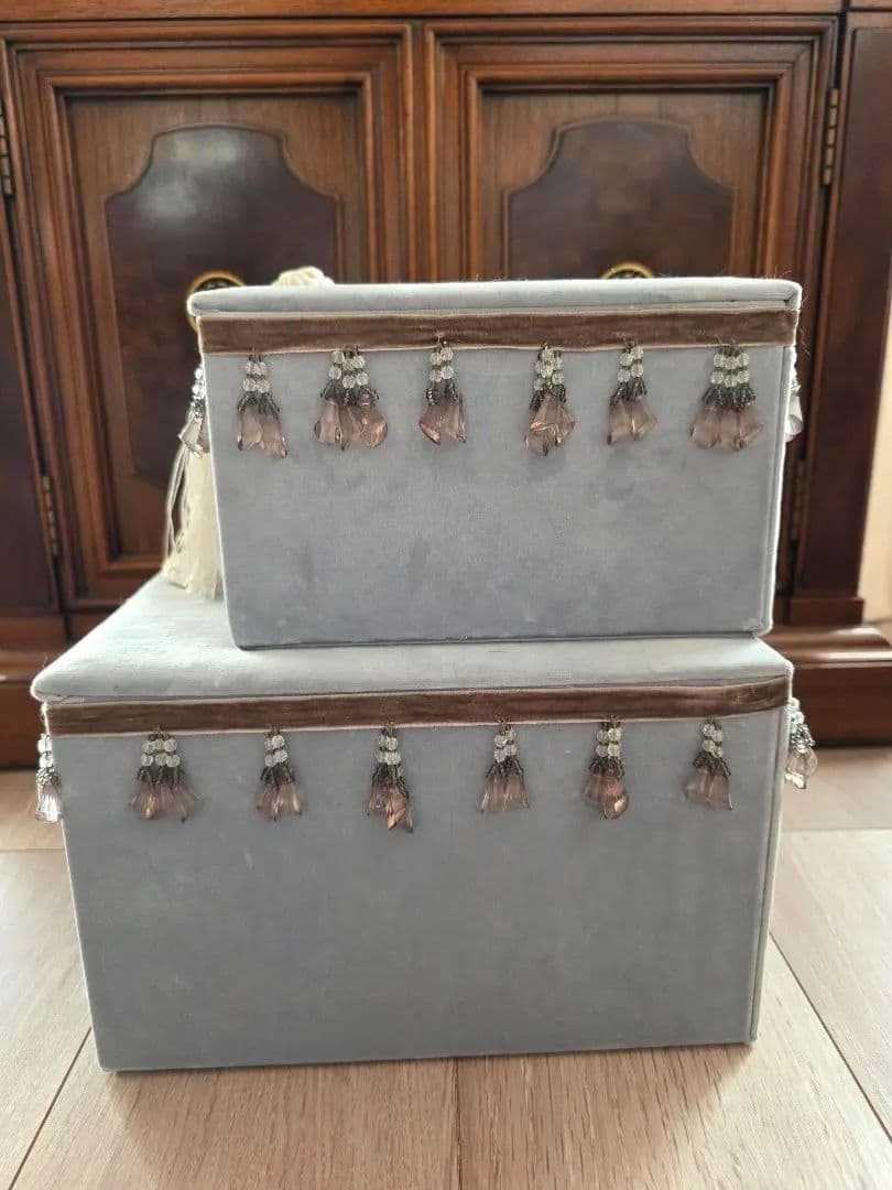 Jennifer Taylor♡2段ボックスとトレーのセット