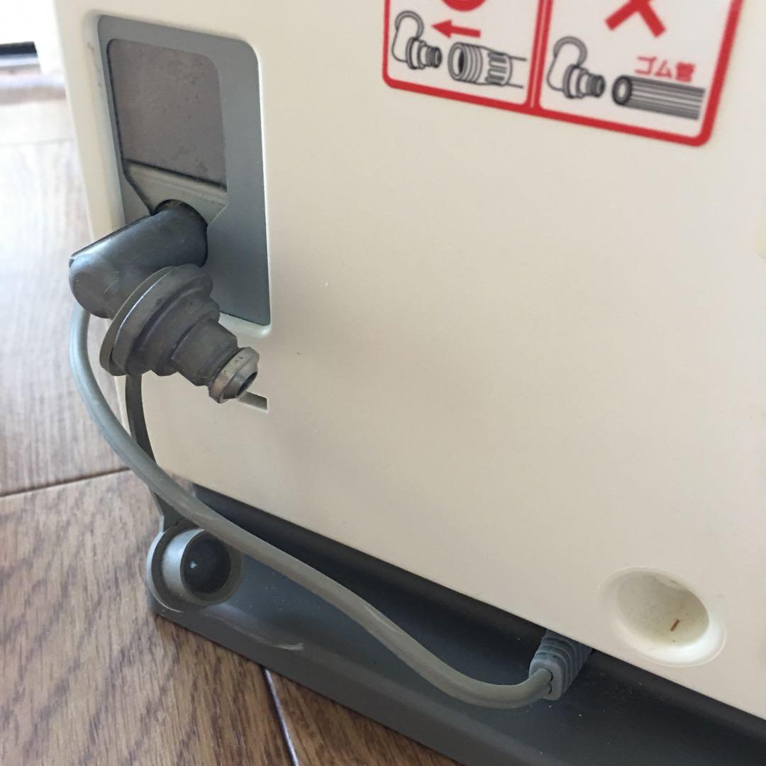 ガスファンヒーター　都市ガス用　2011年製　パステルピンクパネル　ガス線付き！