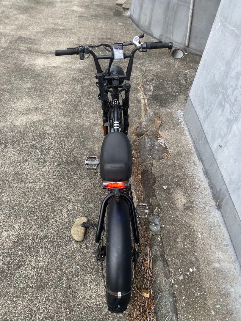 電動アシスト自転車 ファットタイヤ ブラック 「PAIMINN」 不動車