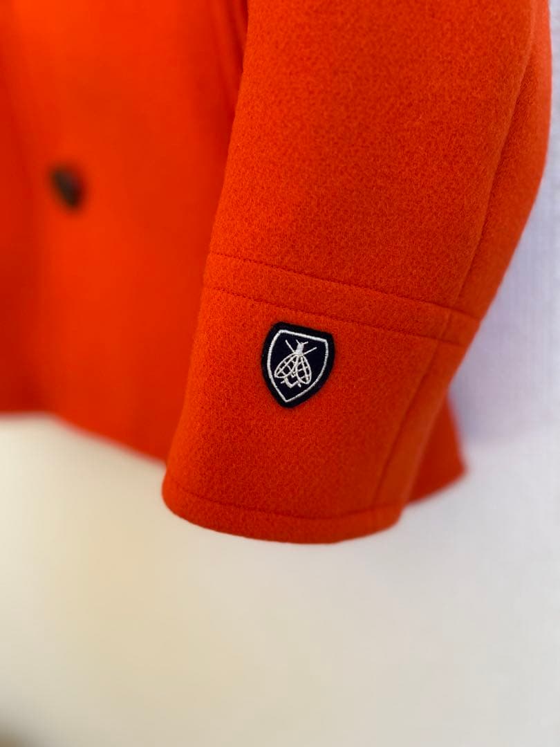 ✨極美品✨ORCIVAL オーシバルフード付きオレンジウールコート