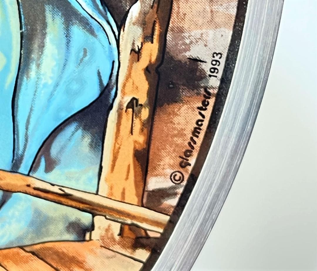 グラスマスターズ社 ステンドグラス 橋上の子供と守護天使