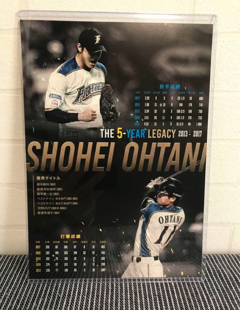 【超レア】B5サイズ 大谷 翔平 選手 メジャー移籍の記者会見 記念品