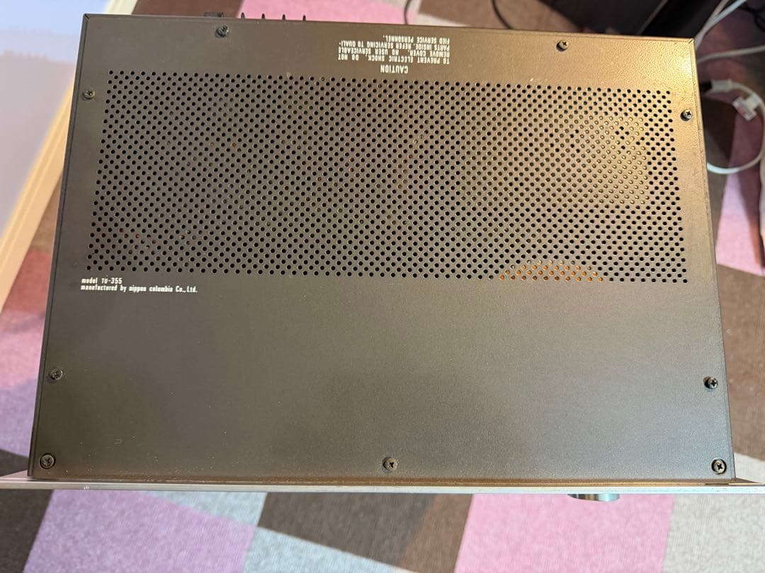 動作品　DENON TU-355 チューナー　デノン　当時物マニュアル付き