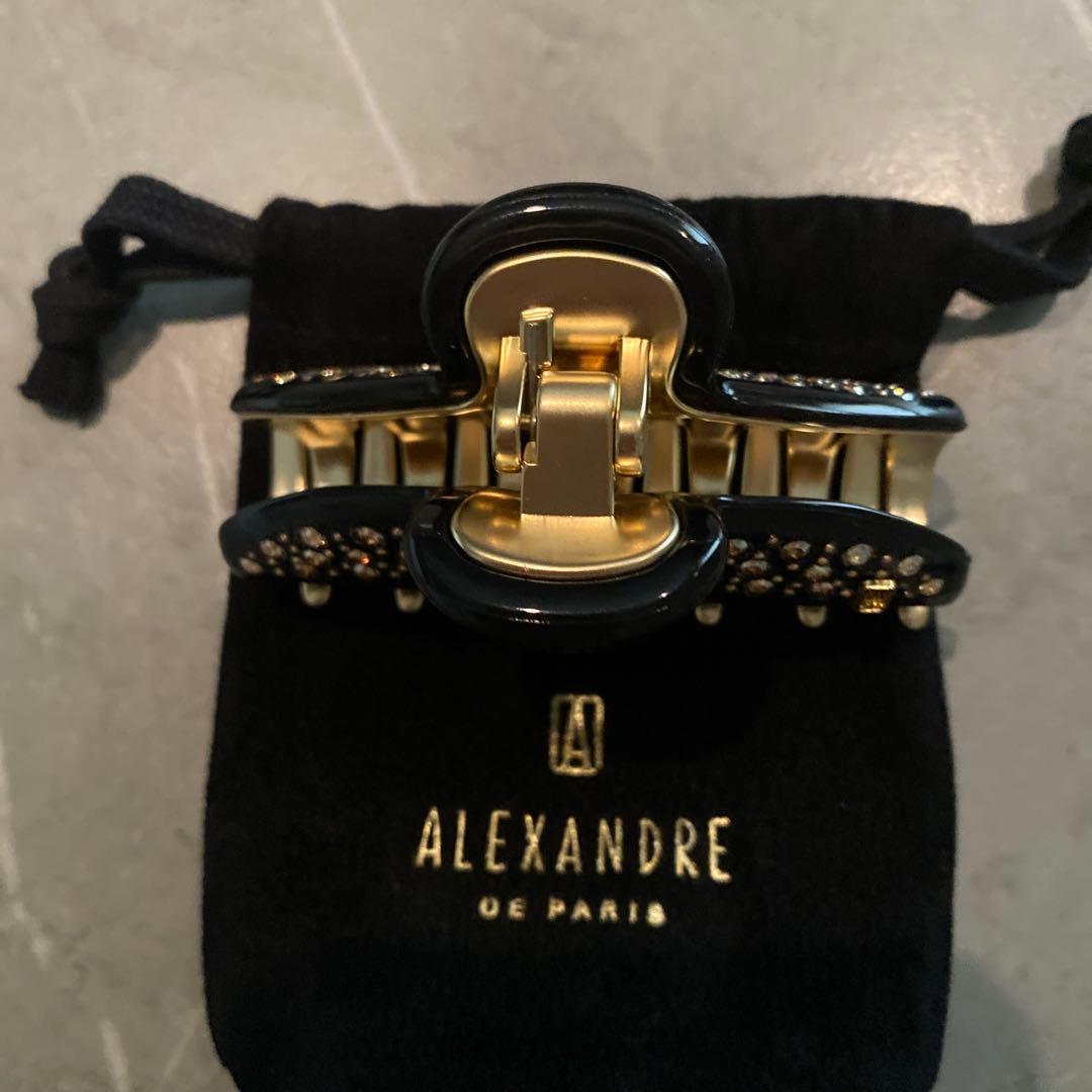 新品未使用 アレクサンドルドゥパリ ヘアクリップ スワロフスキー