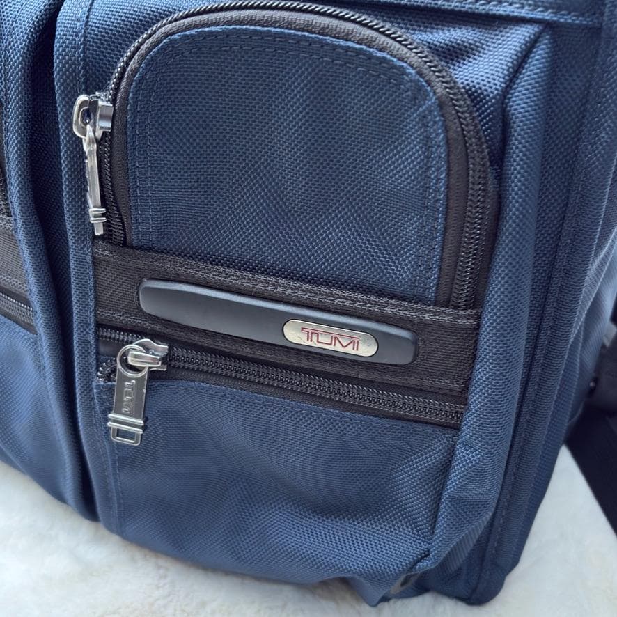 美品✨希少✨3way TUMI ビジネスバッグ リュック ネイビー×黒