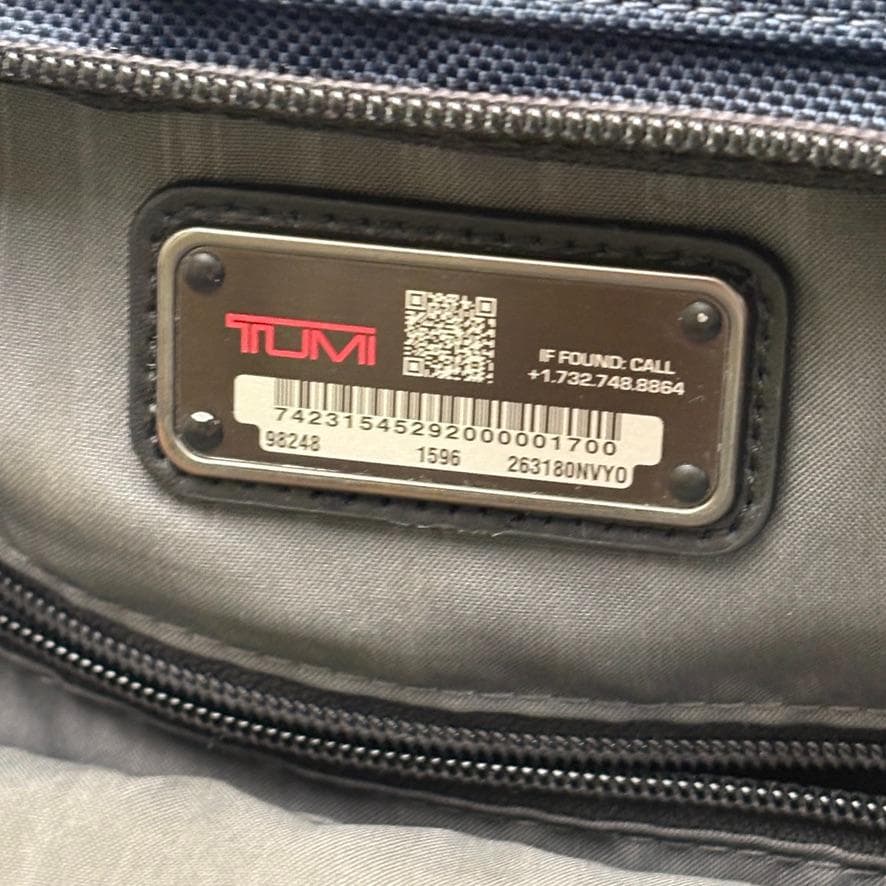 美品✨希少✨3way TUMI ビジネスバッグ リュック ネイビー×黒