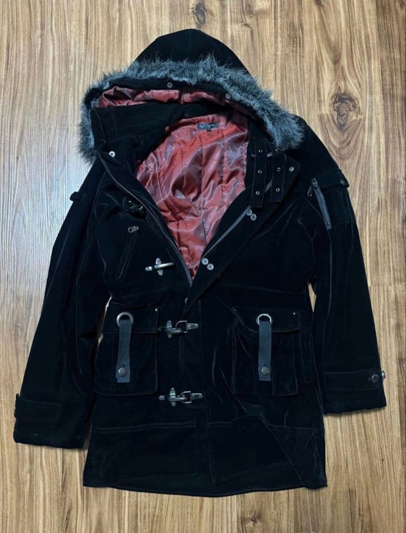 魚*様 authentic 00s ファージャケット ベロア vkei arch